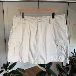 Vintage Venezia Beige Cargo Skort